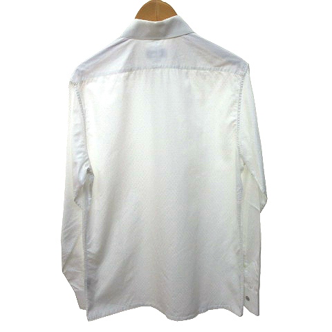 エルメス HERMES H織り柄シャツ セリエボタン 比翼 ドレスシャツ  