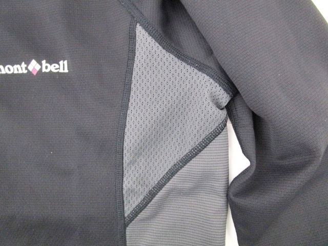 mont-bell クリマブレン　フルジップ　ロングスリーブ　グレー サイクール ロングスリーブジップシャツ Men's｜モンベル