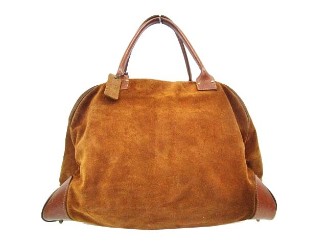 フェリージ Felisi ボストンバッグ 923 ラウンドファスナー スエード パイピング オールレザー B4 茶 ブラウン Ibs55 C メンズ 070 ベクトルパーク