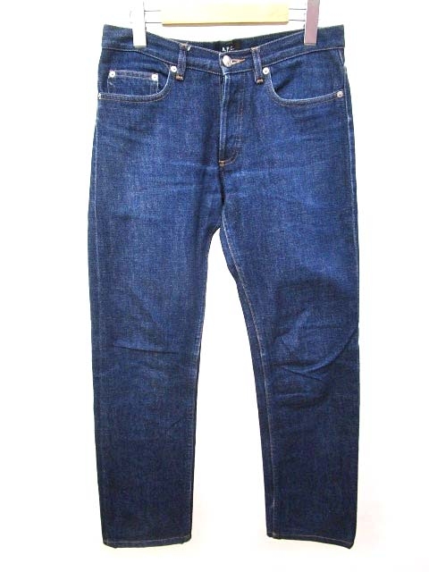 アーペーセー A P C デニム パンツ New Standard ニュースタンダード セルビッジ ボタン コットン 28 S インディゴ Nvw C メンズ 070 ベクトルパーク
