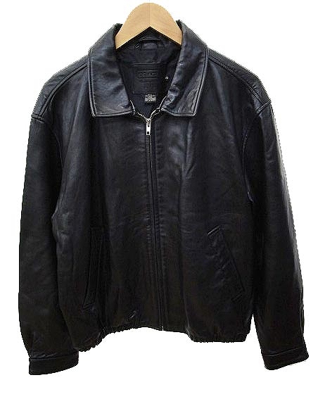 コーチ COACH ☆AA☆ ブルゾン レザー シングル ライダース ジャケット  