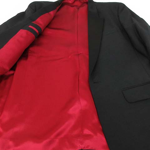 アニエスベーオム Agnes B Homme テーラードジャケット ノーブランド ツータックスラックスパンツ 2点セット フォーマル ビジネス 50 黒 ブラック R メンズ 070 ベクトルパーク