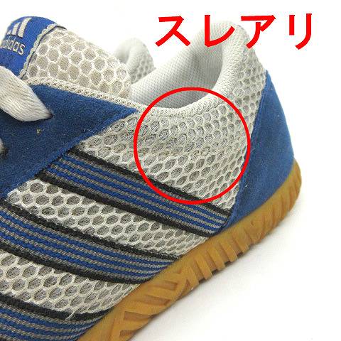 アディダス Adidas スニーカー 卓球 シューズ メッシュ ローカット 25 0cm 青 ブルー 白 ホワイト Nvw K メンズ 070 ベクトルパーク