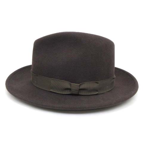 ニューヨークハット New York Hat 中折れ ハット 帽子 ウール フェルトハット リボンテープ Usa製 Xl グレー系 S0921 メンズ 070 ベクトルパーク