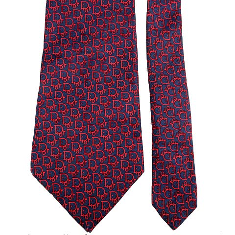 クリスチャンディオール Christian Dior ネクタイ 総柄 レギュラータイ