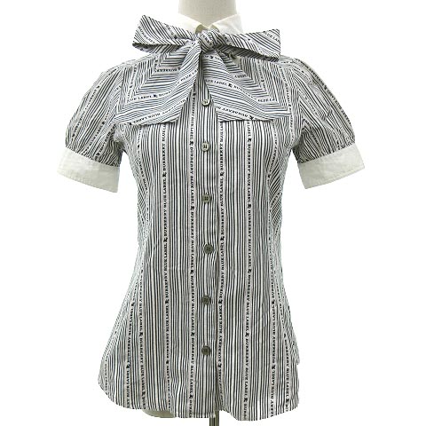 バーバリーブルーレーベル BURBERRY BLUE LABEL クレリックシャツ  