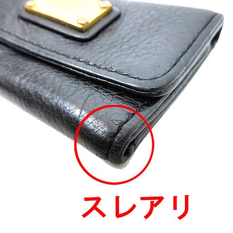 未使用　MARC JACOBS　マークジェイコブス　6連　キーケース　ブラック マークジェイコブス MARC JACOBS キーケース 6連キーケース キーリング