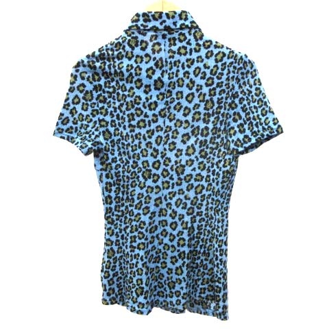 フェンディ FENDI シャツ 半袖 ストレッチ ヒョウ柄 レオパード 総柄  