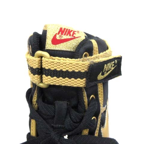 ナイキ Nike バンダル ハイ スニーカー ハイカット ベルクロ 071 23 5cm 黒 ブラック ゴールド Nvw C レディース 070 ベクトルパーク
