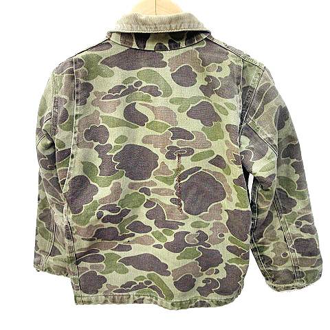 カーハート Carhartt ヴィンテージ ハンティング ジャケット カバーオール ダックハント カモ 迷彩 キャンバス キッズ 12 緑 グリーン K キッズ 070 ベクトルパーク カーハート Carhartt ヴィンテージ ハンティング ジャケット カバーオール ダックハント カモ 迷彩 キャンバス キッズ 12 緑 グリーン K キッズ 070 ベクトルパーク