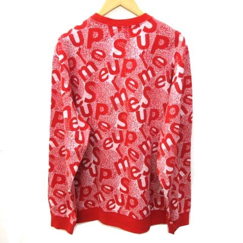 シュプリーム SUPREME ☆AA☆ 19AWトレーナー scatter Text Crewneck  