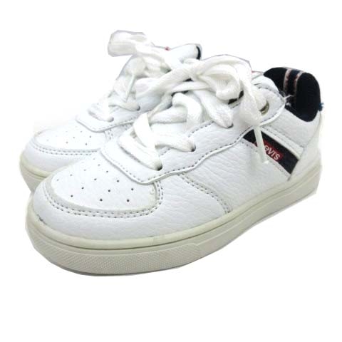 リーバイス キッズ Levi S Kids スニーカー シューズ デニム レースアップ レザー Us10 16 5cm 白 ホワイト 男の子 C キッズ 070 ベクトルパーク