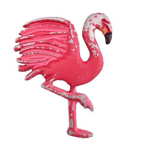 マックキュー Mcq ブローチ ピンブローチ フラミンゴ ヴィンテージ加工 ピンク Stk R メンズ レディース 070 ベクトルパーク