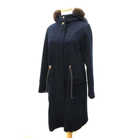 ハリス Harriss モッズコート ロング丈 比翼 フード ファー メルトン 36 S 紺 ネイビー C レディース 070 ベクトルパーク ハリス Harriss モッズコート ロング丈 比翼 フード ファー メルトン 36 S 紺 ネイビー C レディース 070 ベクトルパーク