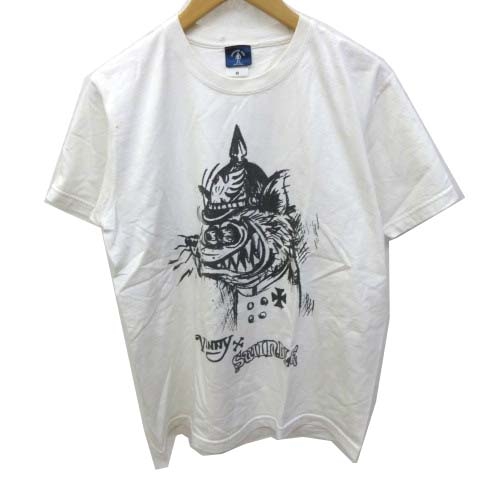 Edward Low エドワードロー Vinny Swindle ヴィニー Tシャツ 半袖 クルーネック プリント コットン M 白 ホワイト C 070 ベクトルパーク Edward Low エドワードロー Vinny Swindle ヴィニー Tシャツ 半袖 クルーネック プリント コットン M 白 ホワイト C 070 ベクトルパーク