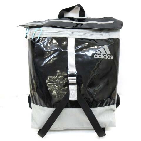 アディダス Adidas リュックサック デイパック Climacool Pvc メッシュ ナイロン マジックテープ カラビナ ブラック グレー N Sss8 メンズ レディース 070 ベクトルパーク