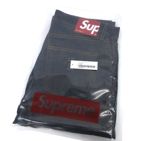 未使用品 シュプリーム SUPREME 18AW Rigid Slim Jean デニム パンツ 