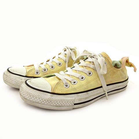 コンバース Converse Chucks Sisters All Star Sherbee Ox スニーカー ローカット バックリボン 24cm 黄色 イエロー Nvw R レディース 070 ベクトルパーク