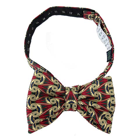 バーニーズニューヨーク Barneys New York 蝶ネクタイ ボウタイ 総柄 パーティー フォーマル ベージュ 赤 レッド Ibs91 R メンズ 070 ベクトルパーク
