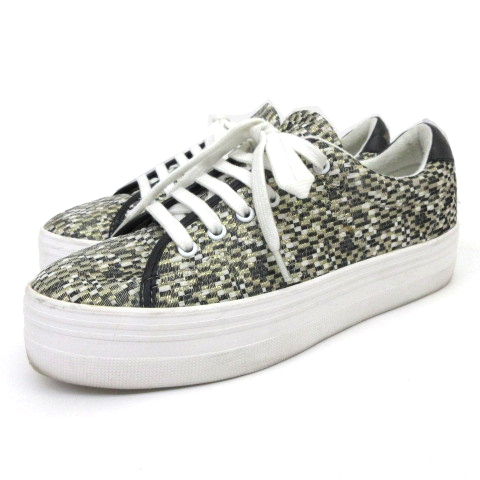 ノーネーム No Name スニーカー ツイード ローカット 厚底 39 24 5cm マルチカラー Ibs91 C レディース 070 ベクトルパーク