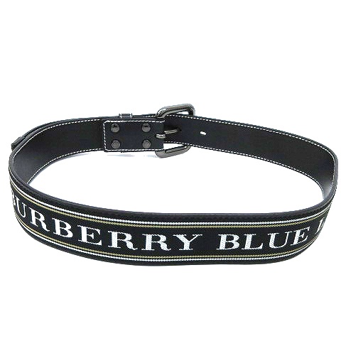 BURBERRY BLUE LABEL バーバリー ブルーレーベル ベルト 黒 バーバリーブルーレーベル BURBERRY BLUE LABEL ベルト