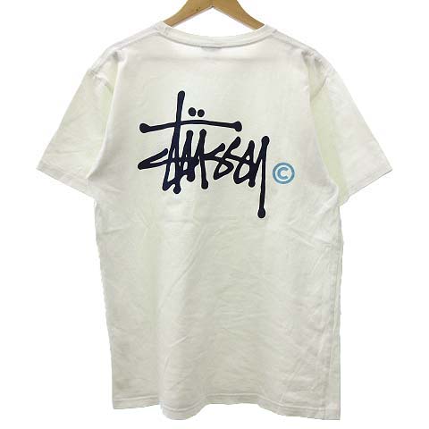 ステューシー STUSSY Tシャツ カットソー 半袖 ロゴ プリント クルー 