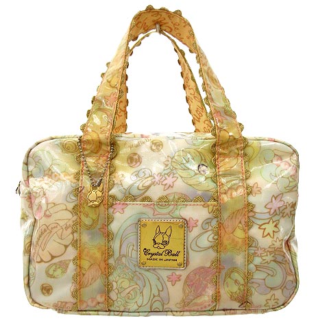 クリスタルボール バイ ガルシアマルケス Crystal Ball By Garcia Marquez ハンドバッグ 総柄 プリント パール 貝殻 ヒッピー アイボリー Rrr R03 レディース 070 ベクトルパーク