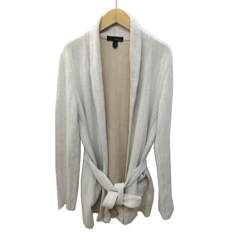 ラルディーニ Lardini ショール カーディガン ジャケット ニット ベルト コットン S 白 ホワイト Ibs91 C メンズ 070 ベクトルパーク