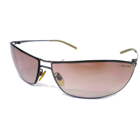 ポリス Police サングラス メタルフレーム フルリム 25 ワイルド系 シルバーｘ茶 ブラウン K メンズ 070 ベクトルパーク