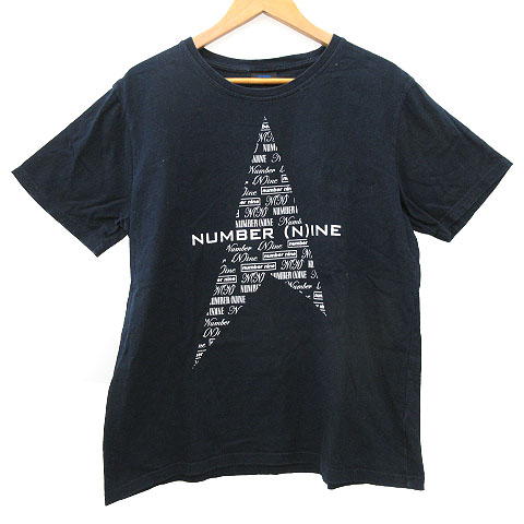 ナンバーナイン Number N Ine マルボロ Marlboro Tシャツ カットソー 半袖 ロゴ 星 スター プリント クルーネック F 紺 ネイビー R メンズ 070 ベクトルパーク