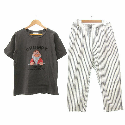 グローバルワーク Global Work Tシャツ パンツ 2点セット カットソー 半袖 ディズニー 白雪姫 7人のこびと ストライプ リネン ウエストゴム S L グレー 白 ホワイト 紺 ネイビー R メンズ 070 ベクトルパーク グローバルワーク Global Work Tシャツ パンツ 2点セット カットソー 半袖 ディズニー 白雪姫 7人のこびと ストライプ リネン ウエストゴム S L グレー 白 ホワイト 紺 ネイビー R メンズ 070 ベクトルパーク