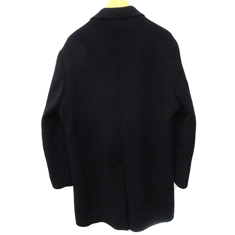 フォーワンセブンバイエディフィス 417byedifice Zozo チェスターコート ウール ロング丈 ダブルフェイスビーバー Ms 黒 ブラック K メンズ 070 ベクトルパーク