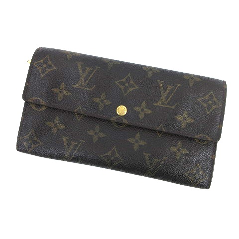ルイヴィトン LOUIS VUITTON ポルトモネクレディ M61725 廃盤 長財布 