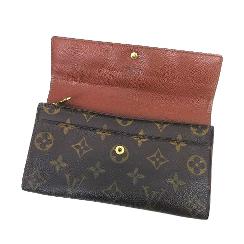 ルイヴィトン LOUIS VUITTON ポルトモネクレディ M61725 廃盤 長財布 