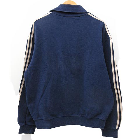 アディダス adidas 80s 90s ハーフジップ スウェット トレーナー 長袖 