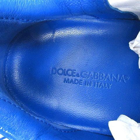 DOLCE&GABBANA ドルガバ ロゴ コントラストパネル スニーカー*青 DOLCE&GABBANA ドルガバ ロゴ コントラストパネル スニーカー*青