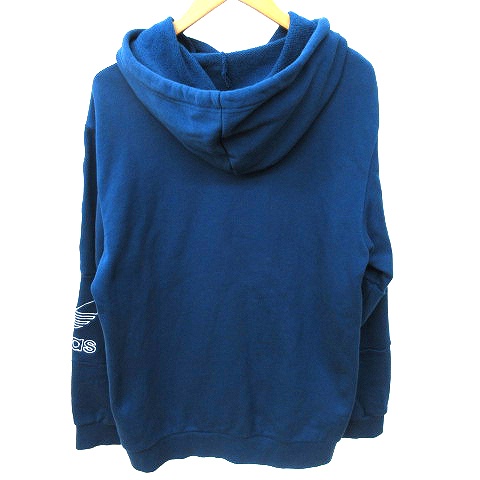 アディダス Adidas パーカー Outline Hoodie Dx3851 プルオーバー スウェット ライン 刺繍ロゴ Legend フーディ O L 青 ブルー K メンズ 070 ベクトルパーク