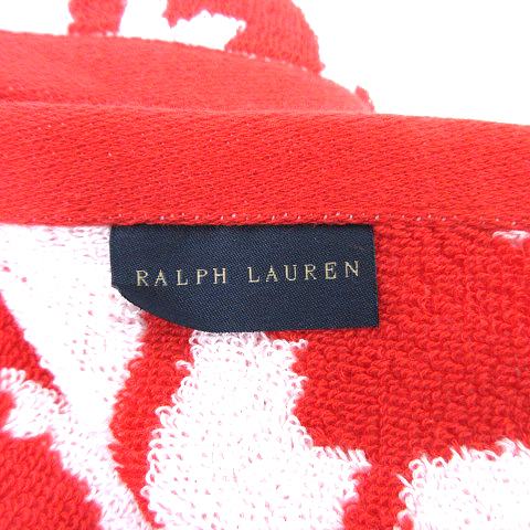新品未使用Ralph Lauren 赤と白のチェック タオルハンカチ