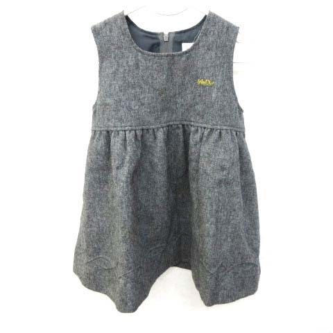 ベビーディオール Baby Dior ワンピース ノースリーブ ひざ丈 ワンポイント 国内正規 ウール 95 グレー Nvw C0223 キッズ 070 ベクトルパーク ベビーディオール Baby Dior ワンピース ノースリーブ ひざ丈 ワンポイント 国内正規 ウール 95 グレー Nvw C0223 キッズ 070 ベクトルパーク