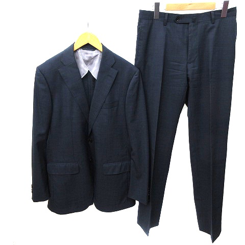 ザ スーツカンパニー The Suit Company シングル スーツ 背抜き 本切羽 タスマニアウール 就活 ビジネス 180cm 8drop M 紺 ネイビー K メンズ 070 ベクトルパーク