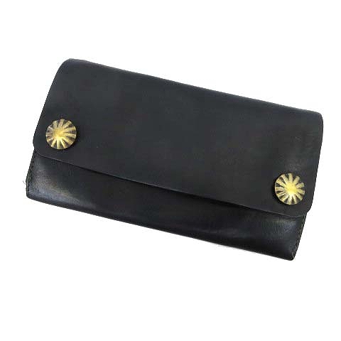 ダブルアールエル RRL 三つ折り 長財布 レザー トラッカーウォレット  