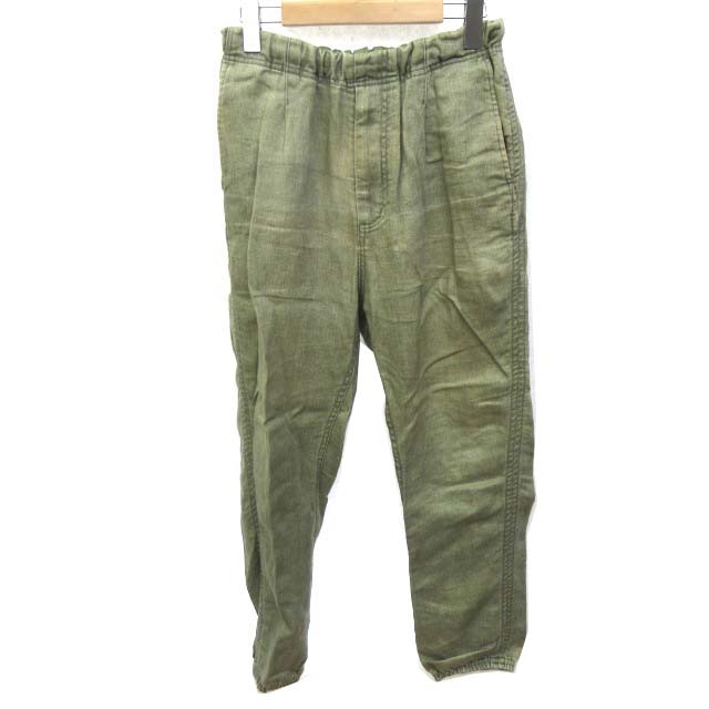 ノンネイティブ Nonnative リネン イージーパンツ ジップ ウエストゴム Nn P2560 0 S カーキ C メンズ 070 ベクトルパーク