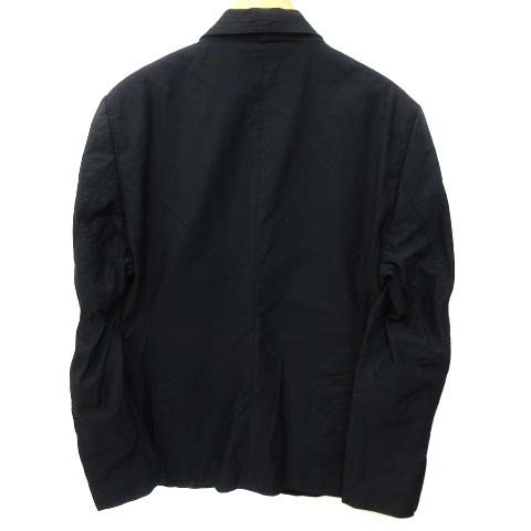 ザラマン Zara Man テーラードジャケット ブレザー シングル 2b サイドベンツ コットン 大きいサイズ 44 Xl 黒 ブラック C メンズ 070 ベクトルパーク