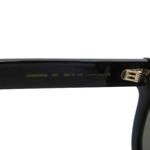 未使用品 グッチ GUCCI サングラス GG0034SA 001 55 国内正規 インター 