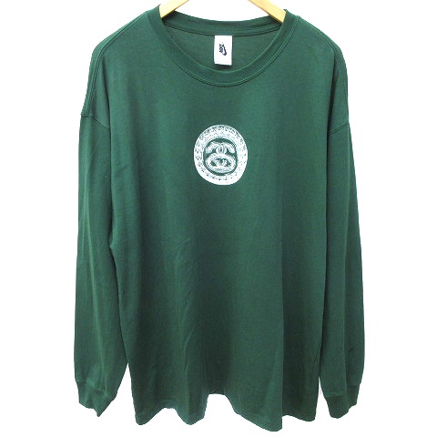 STUSSY 基本的な長袖Tシャツ XLサイズ STUSSY BASIC STUSSY 長袖 Tシャツ クルーネック 4色 送料込み