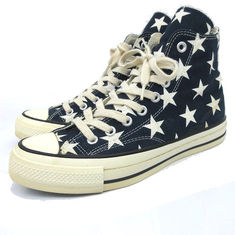 コンバース Converse Addict スニーカー ハイカット Chuck Taylor Canvas Hi Star アディクト 高級ライン 星柄 国内正規 26cm 紺 ネイビー K メンズ 070 ベクトルパーク