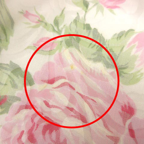 クリスチャンディオール Christian Dior エプロン シフォン 花柄