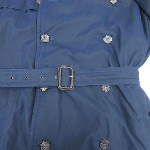 エルメス HERMES 80S トレンチ コート ダブル ロング ラグラン 
