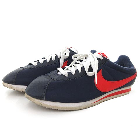 ナイキ Nike スニーカー Classic Cortez Nylon クラシック コルテッツ ナイロン シューズ ローカット 28cm 紺 ネイビー Ecr5 R メンズ 070 ベクトルパーク