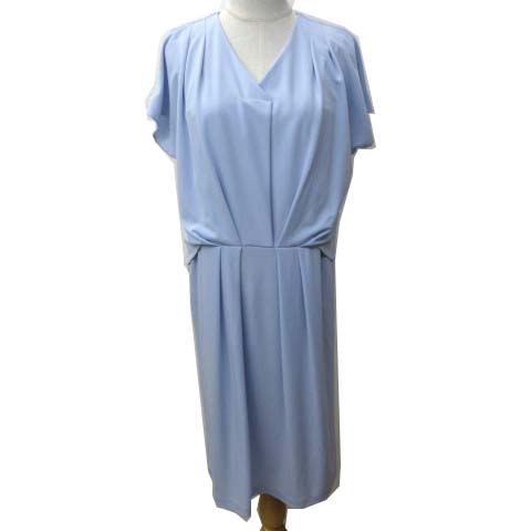 ロートレアモン Lautreamont 近年モデル セットアップ風 ワンピース ロング丈 ドレープ Vネック 3101 38 M 薄紫 ライトパープル C レディース 070 ベクトルパーク